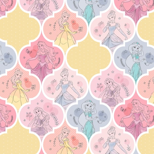 Springs Creative Disney® Princess Patch Cotton Fabric